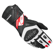 Spidi Carbo Fit Racing Luvas de Couro para Motocicleta | Masculino | Vermelho | A226014 