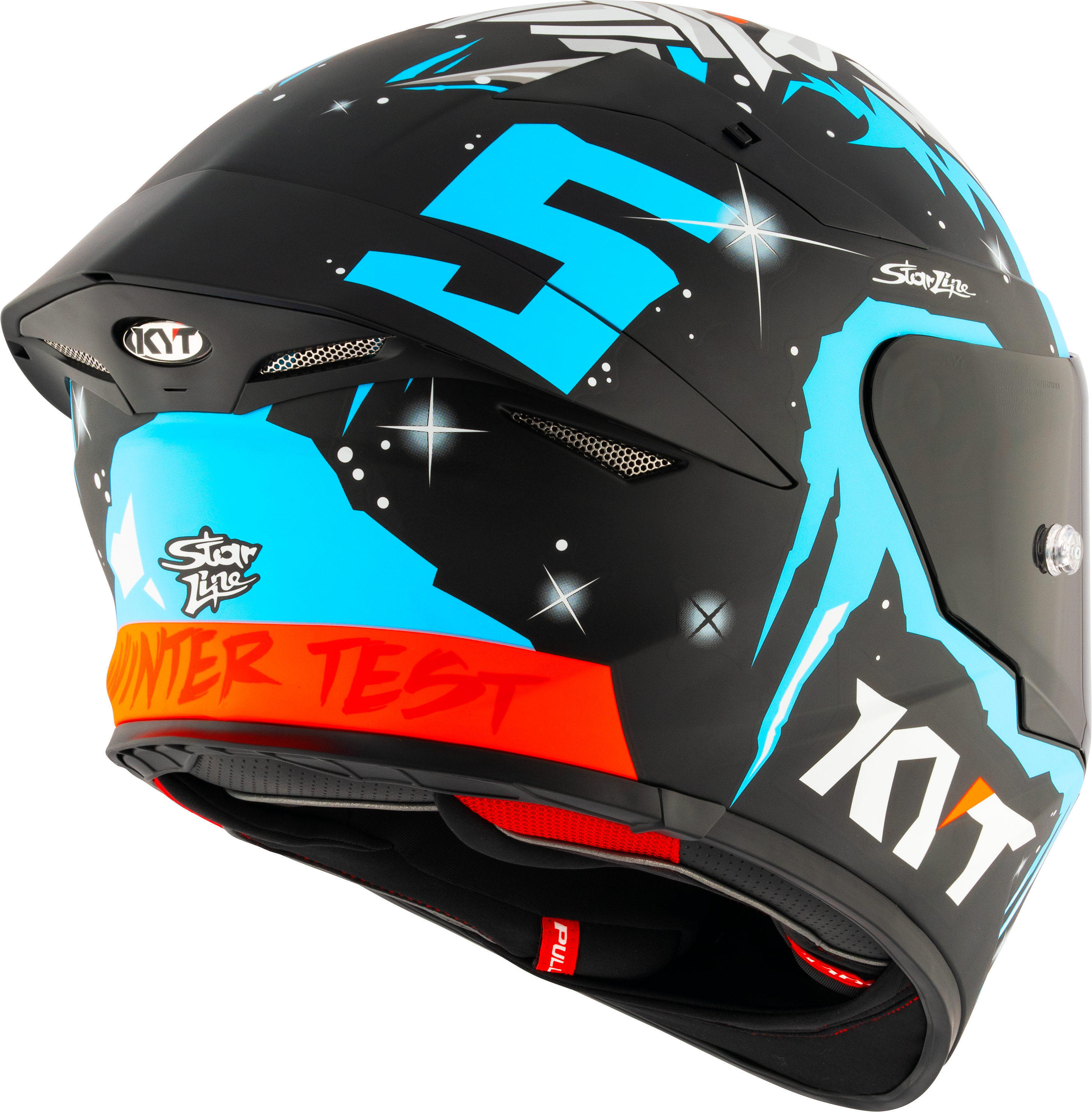 KYT TT-Revo Capacete Jaume Masiá Replica do Teste de Inverno Y6TR0019 