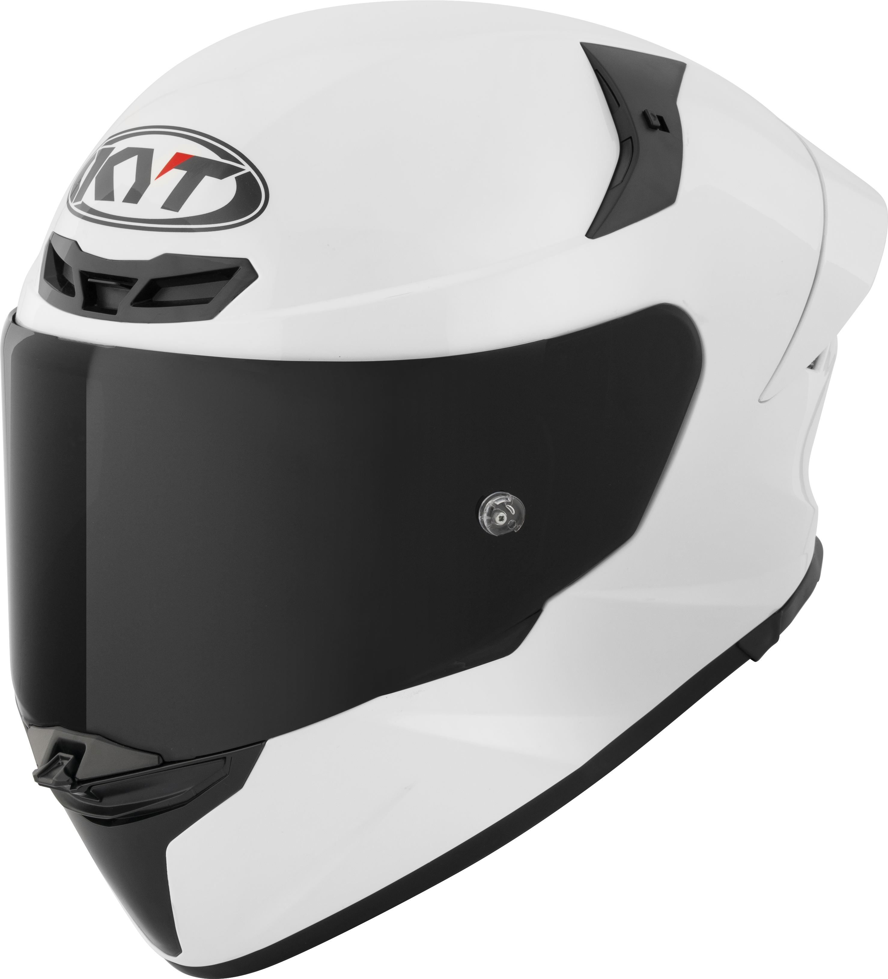 KYT TT-Revo Capacete branco brilhante Y6TR00W3 