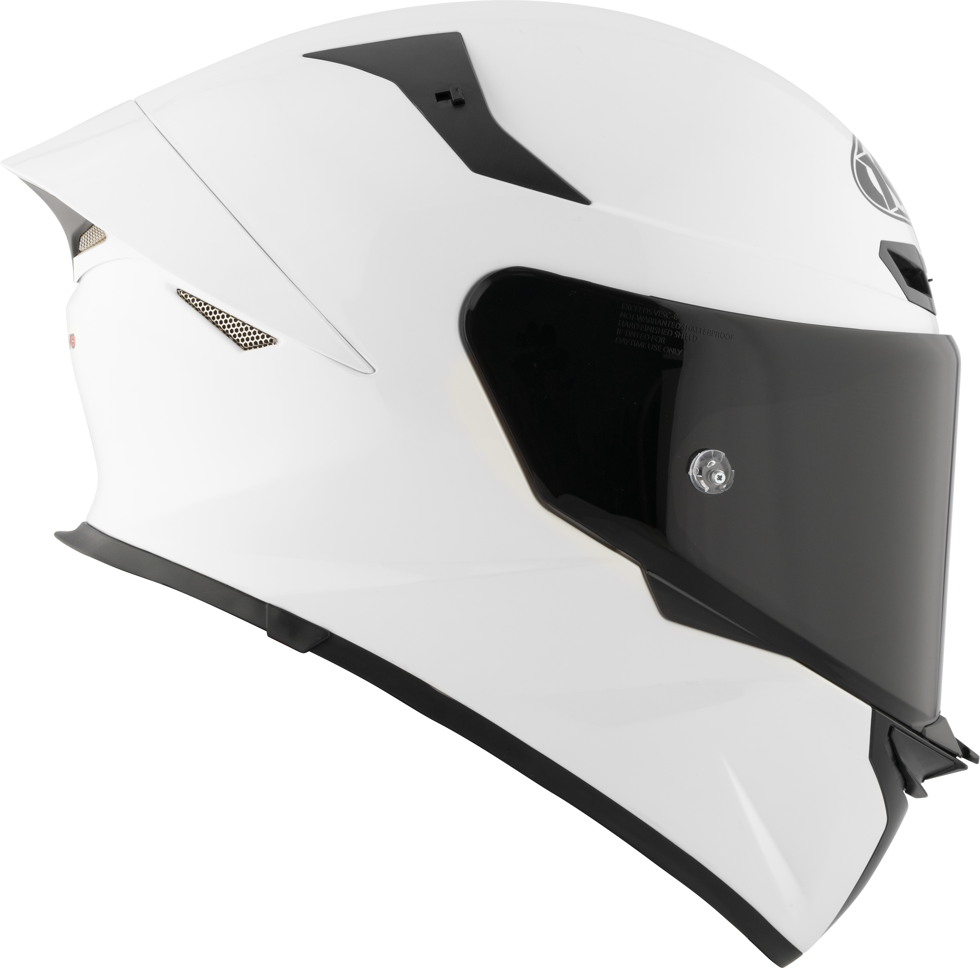 KYT TT-Revo Capacete branco brilhante Y6TR00W3 