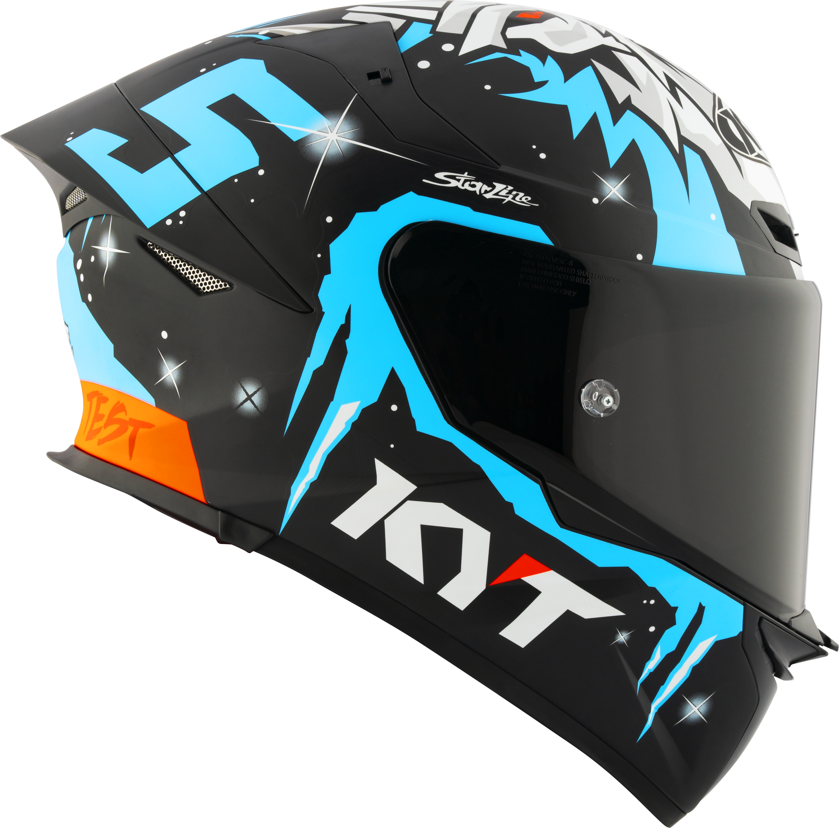KYT TT-Revo Capacete Jaume Masiá Replica do Teste de Inverno Y6TR0019 