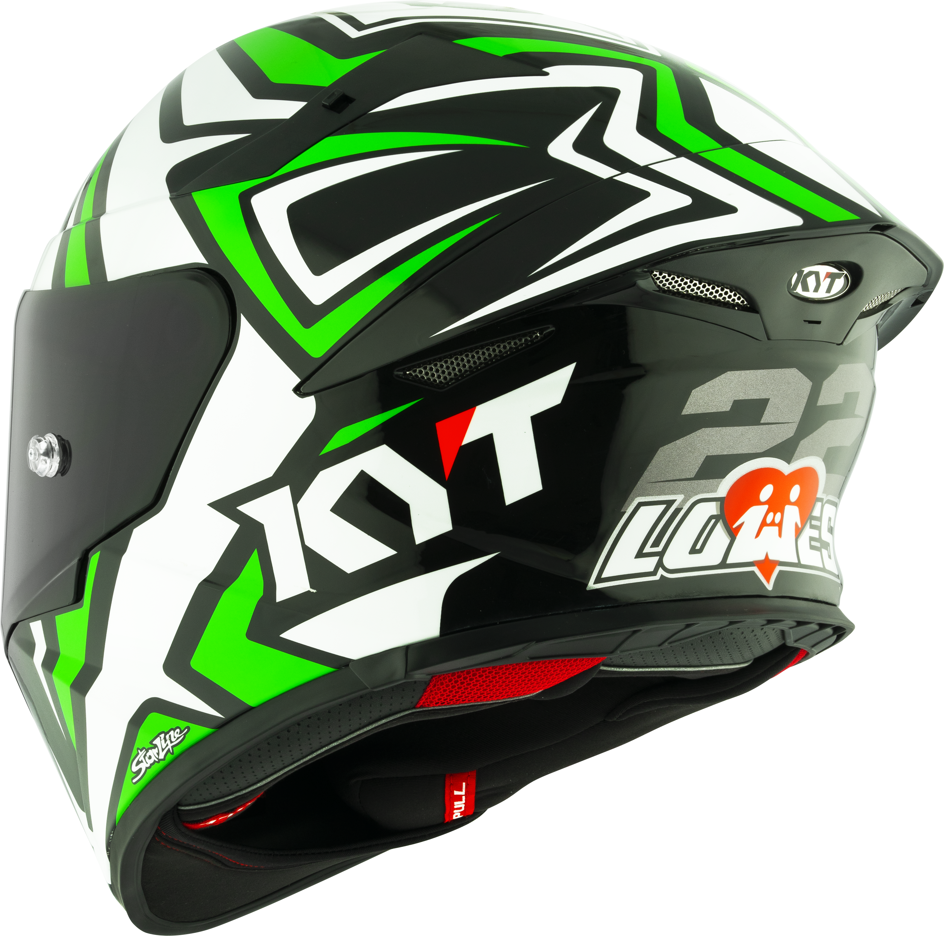 KYT TT-Revo Capacete Replica Alex Lowes 2024 Y6TR0041 
