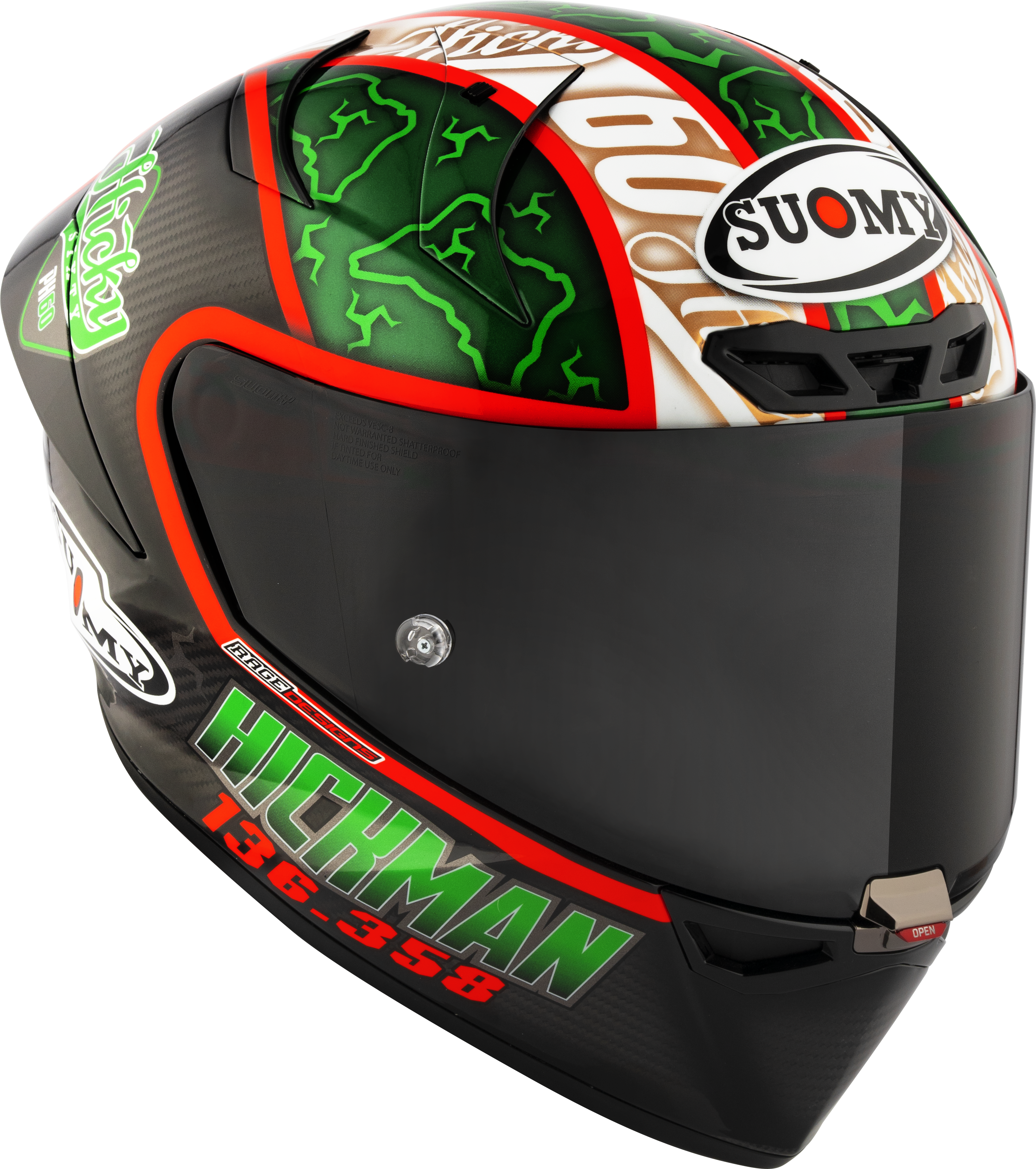 Suomy S1-XR GP Capacete Replica Peter Hickman 2024 K6SX0010 