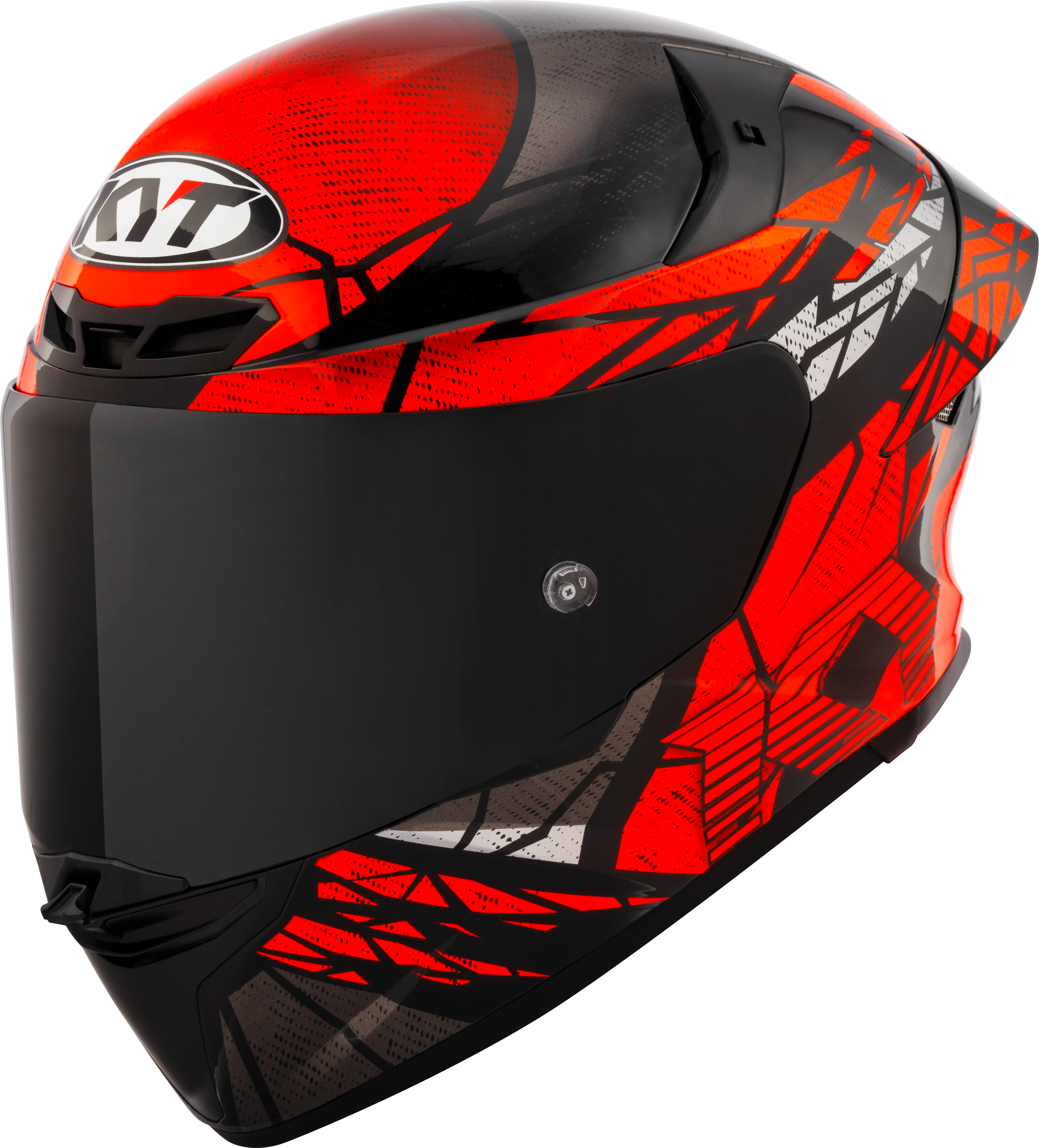 KYT TT-Revo Capacete Combustion Red mate Y6TR0038 
