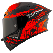KYT TT-Revo Capacete Combustion Red mate Y6TR0038 