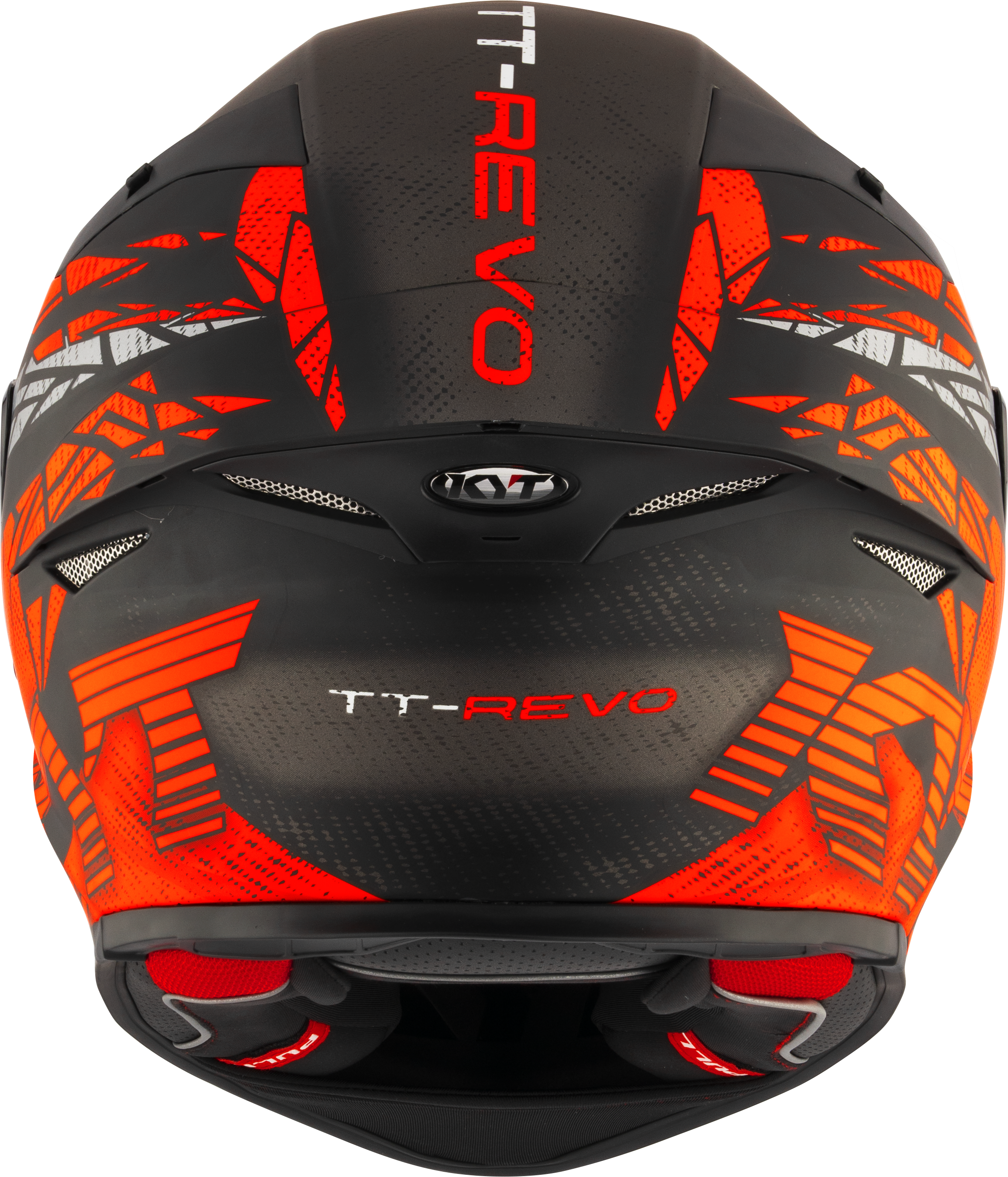 KYT TT-Revo Capacete Combustion Red mate Y6TR0038 