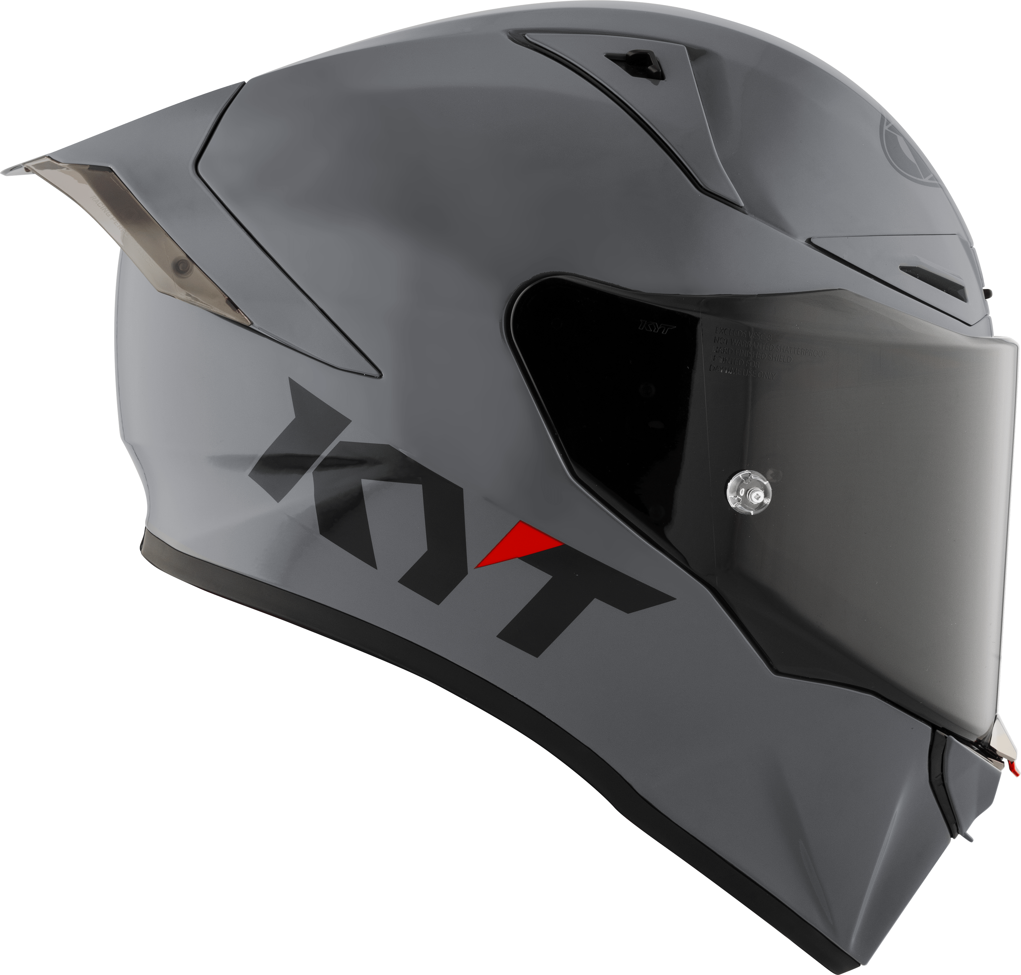 KYT R1R Capacete de Corrida Liso cinza Y6R100W1 