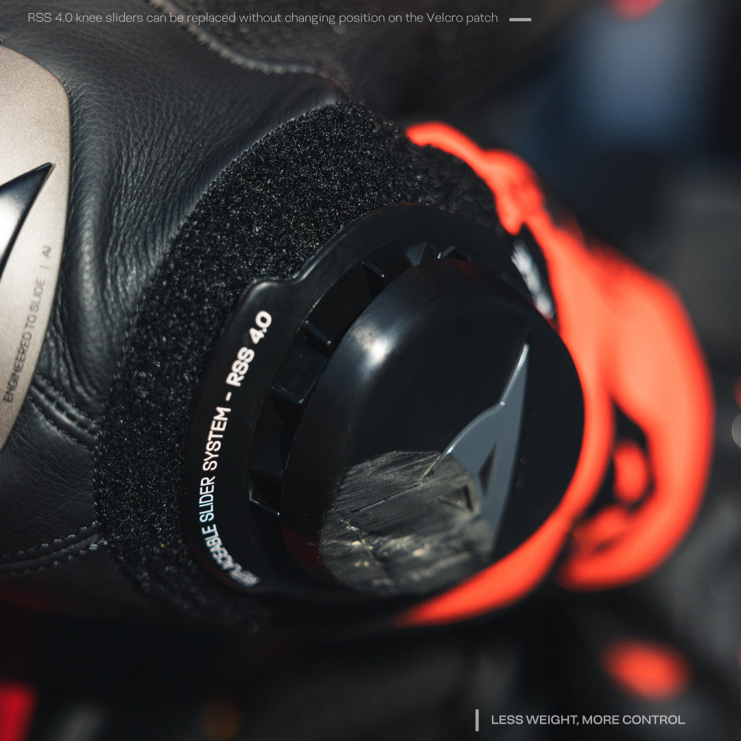 Dainese Misano 3 D-AIR® Macacão de Couro – Macacão de Corrida com Airbag Perfurado | Masculino | Vermelho 