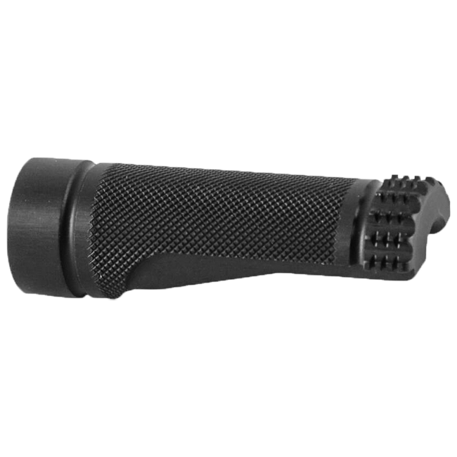 LighTech Peça de reposição do apoio de pé fixo 75 mm – Prata/Preto | FTR1098 