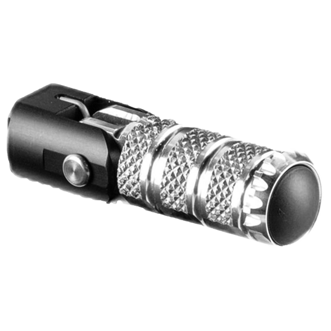 LighTech Peça de substituição de apoio dobrável 76,5 mm – Prata/Preto | RFTR249-252 