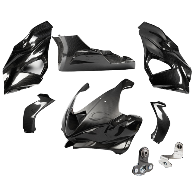 Frontverkleidungsset Carbon Kawasaki ZX-6R 636 (24-26) Carbonin