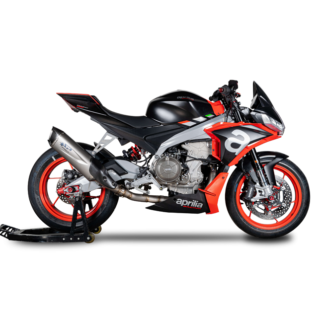 Sistema de escape completo Spark Force Evo em aço inoxidável Aprilia RS 660 (20-26) GAP8807T 