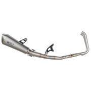 Sistema de escape completo Spark em titânio Konix para Kawasaki Ninja 400 (18-23) GKA8824T 
