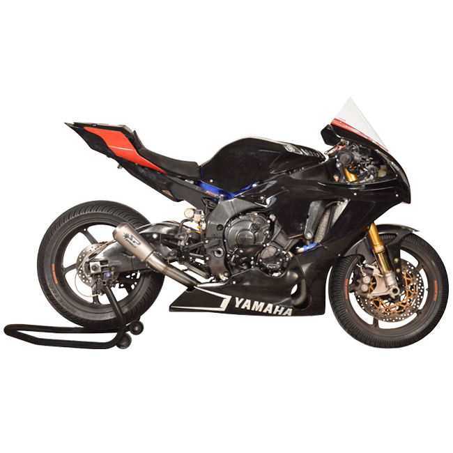 Spark Exhaust Halbkomplette Anlage Satz Moto GP D.60 Titanium Yamaha R1/R1M (15-25) GYA8879T
