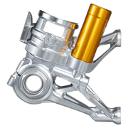 Conjunto de pé de garfo CNC 108 mm "GP Style" Motocorse Ducati Panigale V4/S/R (25-26) 