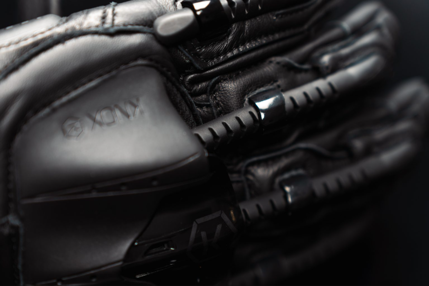 Knox Handroid MK5 Luvas de Corrida em Couro | Homem | Preto | 11769404100 