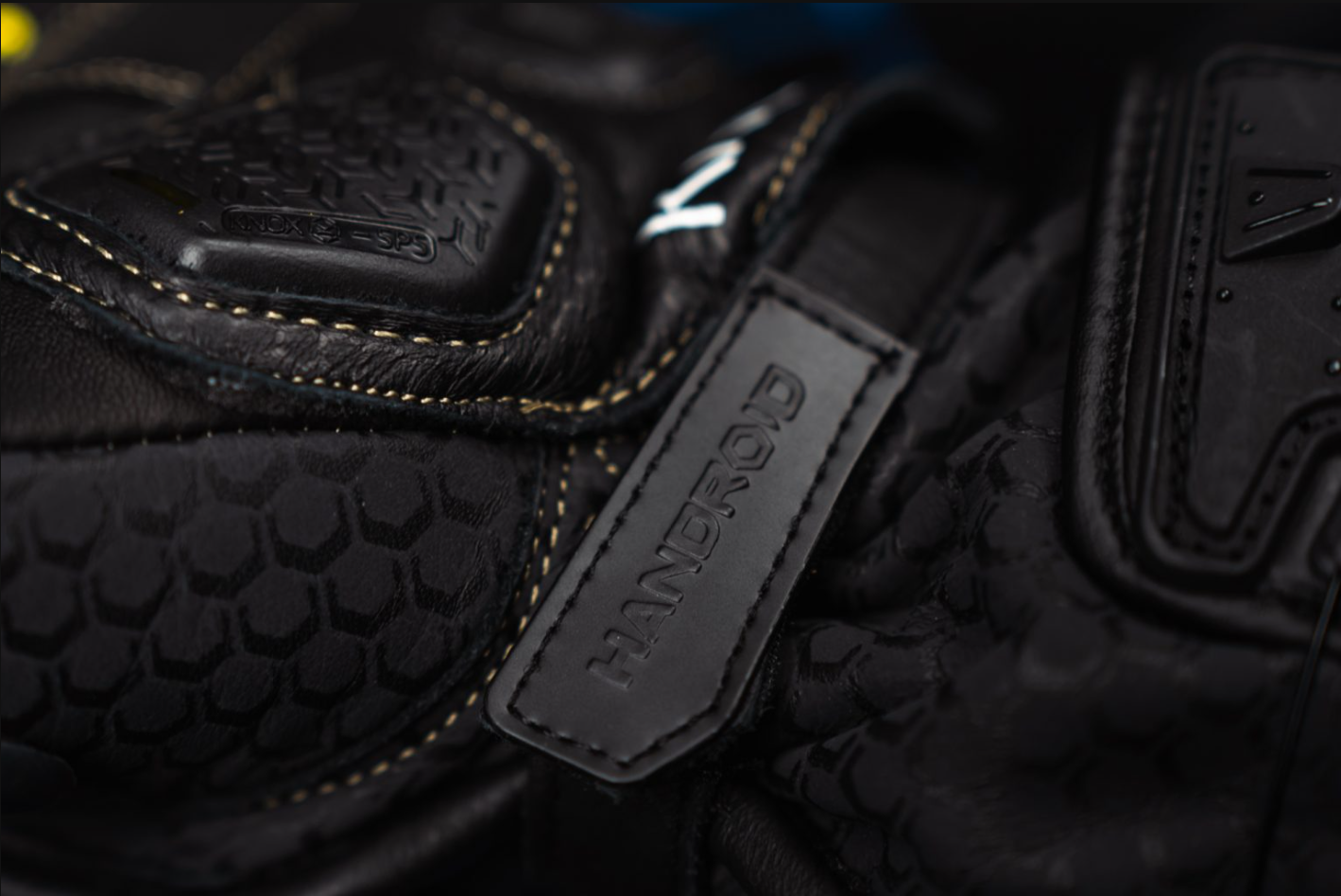 Knox Handroid MK5 Luvas de Corrida em Couro | Homem | Preto | 11769404100 