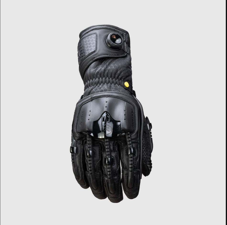 Knox Handroid MK5 Luvas de Corrida em Couro | Homem | Preto | 11769404100 
