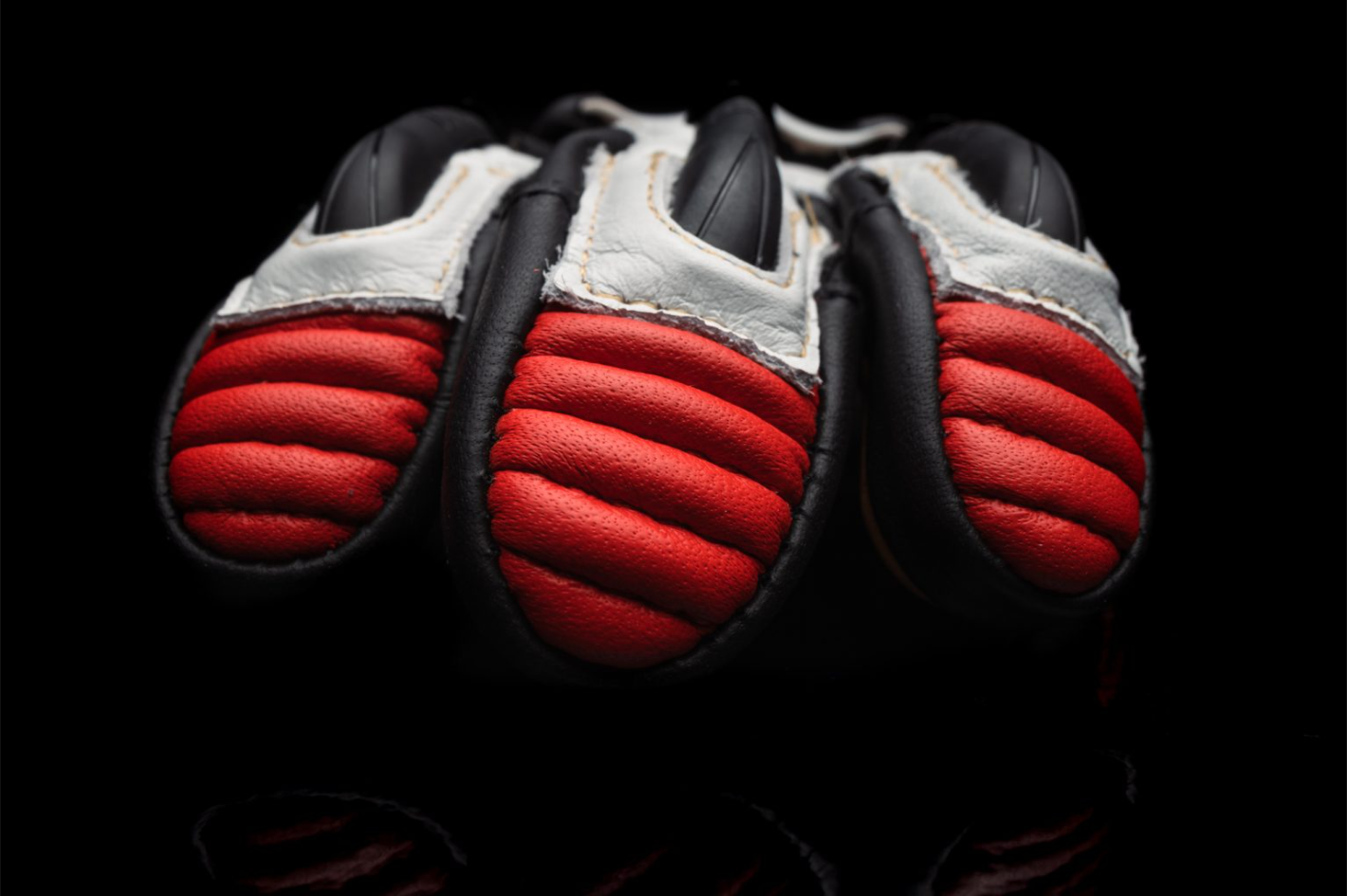 Knox Handroid MK5 luvas de corrida em couro | Homem | Vermelho | 11769404105 