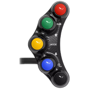 Interruptor do guiador direito Street JetPrime Yamaha YZF-R1/M RN32 RN49 (15-19) JP PLD 003 