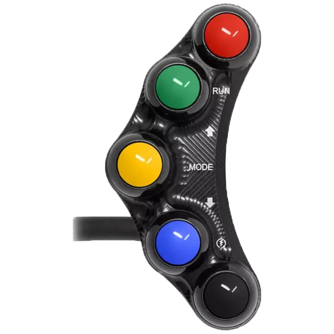 Interruptor do guiador direito Street JetPrime Yamaha YZF-R1/M RN32 RN49 (15-19) JP PLD 003 