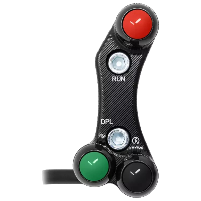 Interruptor do guidão direito JetPrime Ducati Panigale V4/S (18-24) JP PLD 020 