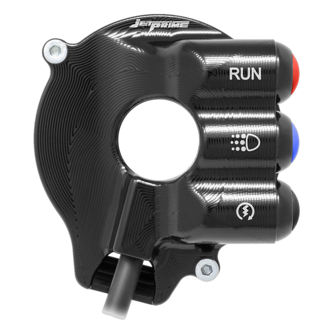Gasgriffgehäuse mit integriertem Lenkerschalter JetPrime Aprilia RSV4 RF (17-18) JP CO AP009RV