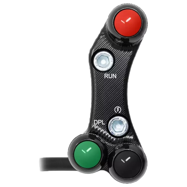 Interruptor do guidão direito JetPrime Ducati Panigale V4/S (18-24) JP PLD 020 