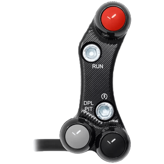 Interruptor do guidão Race direito JetPrime Ducati Panigale V4/S (2025) JP PLDR / PLDRB 056 