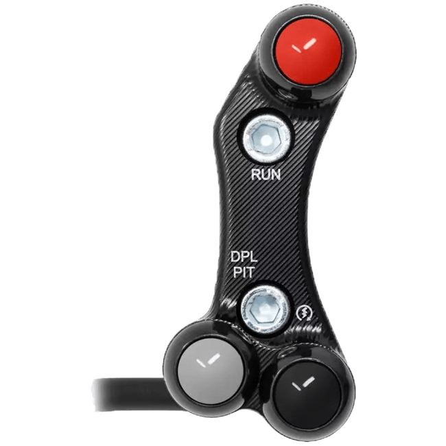 Interruptor do guidão Race direito JetPrime Ducati Panigale V4/S (2025) JP PLDR / PLDRB 056 