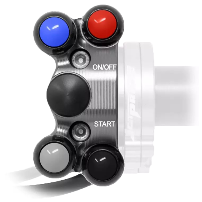 Interruptor de guiador para JetPrime JP ACC 120 manete de gás Ducati Panigale V4 R (19-21) JP PLD 120R 