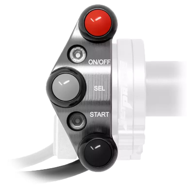 Interruptor de guidão para JetPrime JP ACC 154 punho de acelerador Kawasaki ZX-10 R/RR (21-25) JP PLD 154 