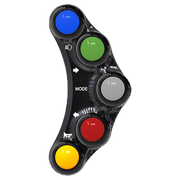 Interruptor de guidão Street esquerdo JetPrime Kawasaki ZX-10 R/RR (16-20) JP PLS 004 