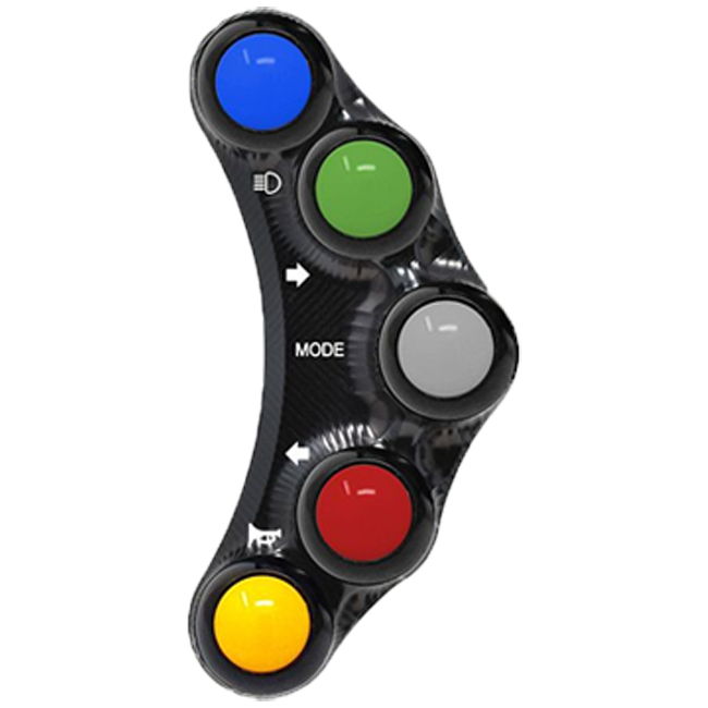 Interruptor de guidão esquerdo JetPrime Ducati Panigale 959 (16-19) JP PLS 005 