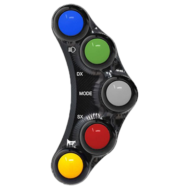 Interruptor de guidão Street esquerdo JetPrime Honda CBR 1000 RR SC77 (17-19) JP PLS 017 