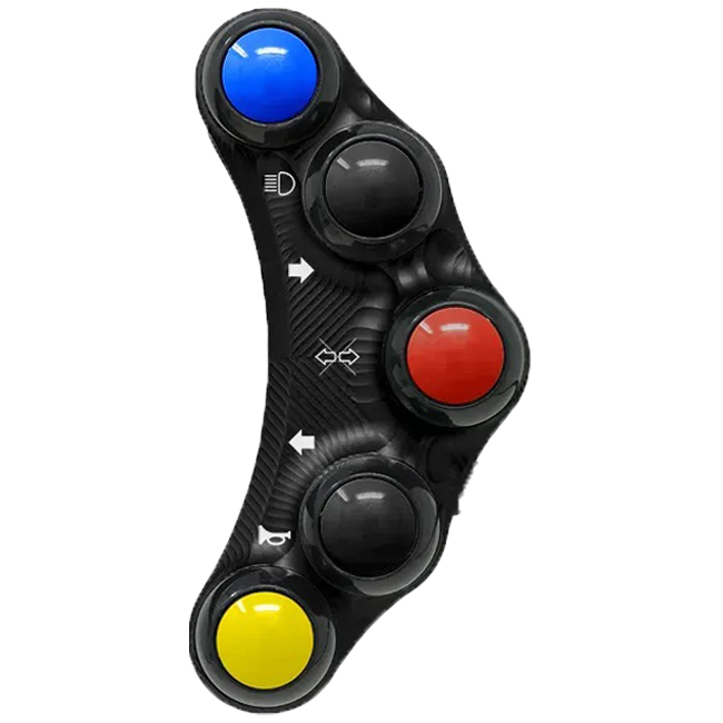 Interruptor de guidão Street esquerdo JetPrime BMW M1000RR K66 (21-26) JP PLS 038 