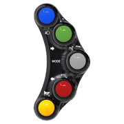 Interruptor de guidão esquerdo Street JetPrime Kawasaki ZX-6R/636/RR (19-22) JP PLS 044 