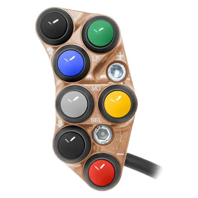 Interruptor de guidão Race esquerdo JetPrime Ducati Panigale V4/S/R (18-24) JP PSR DU020 