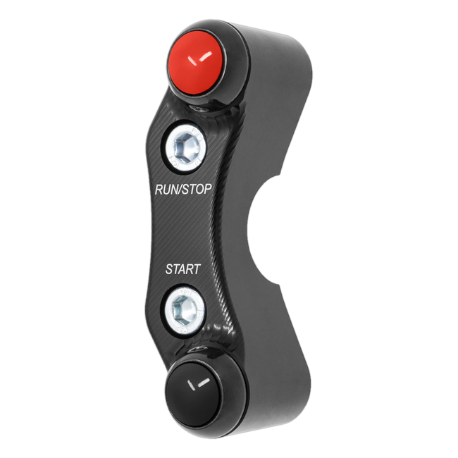 Lenkerschalter SuperSport rechts JetPrime Ducati Panigale V2 955 (20-24) JP SPD 006 – für Mectronik-Dashboard, fluchtendes Lochbild