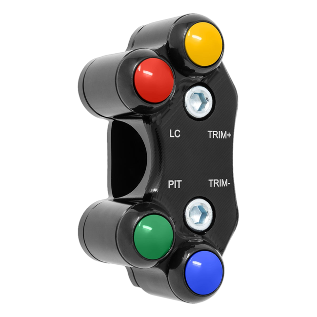 Lenkerschalter SuperSport links JetPrime Ducati Panigale V2 955 (20-24) JP SPS 006 – für Mectronik-Dashboard