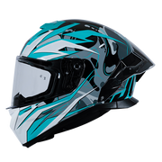 Just1 J-STR Capacete Avalon Turquesa / Preto Brilhante 6030390111002 