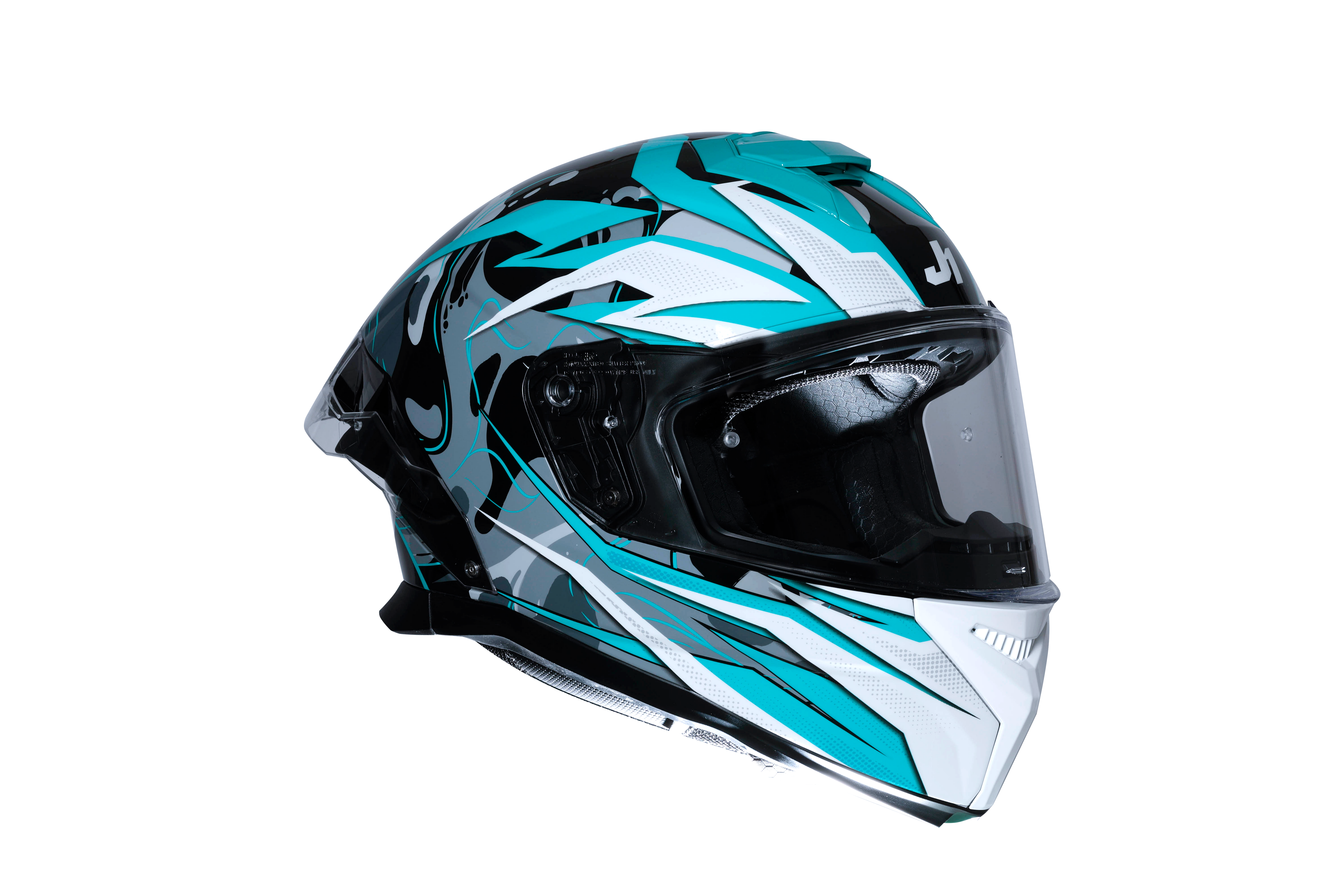 Just1 J-STR Capacete Avalon Turquesa / Preto Brilhante 6030390111002 