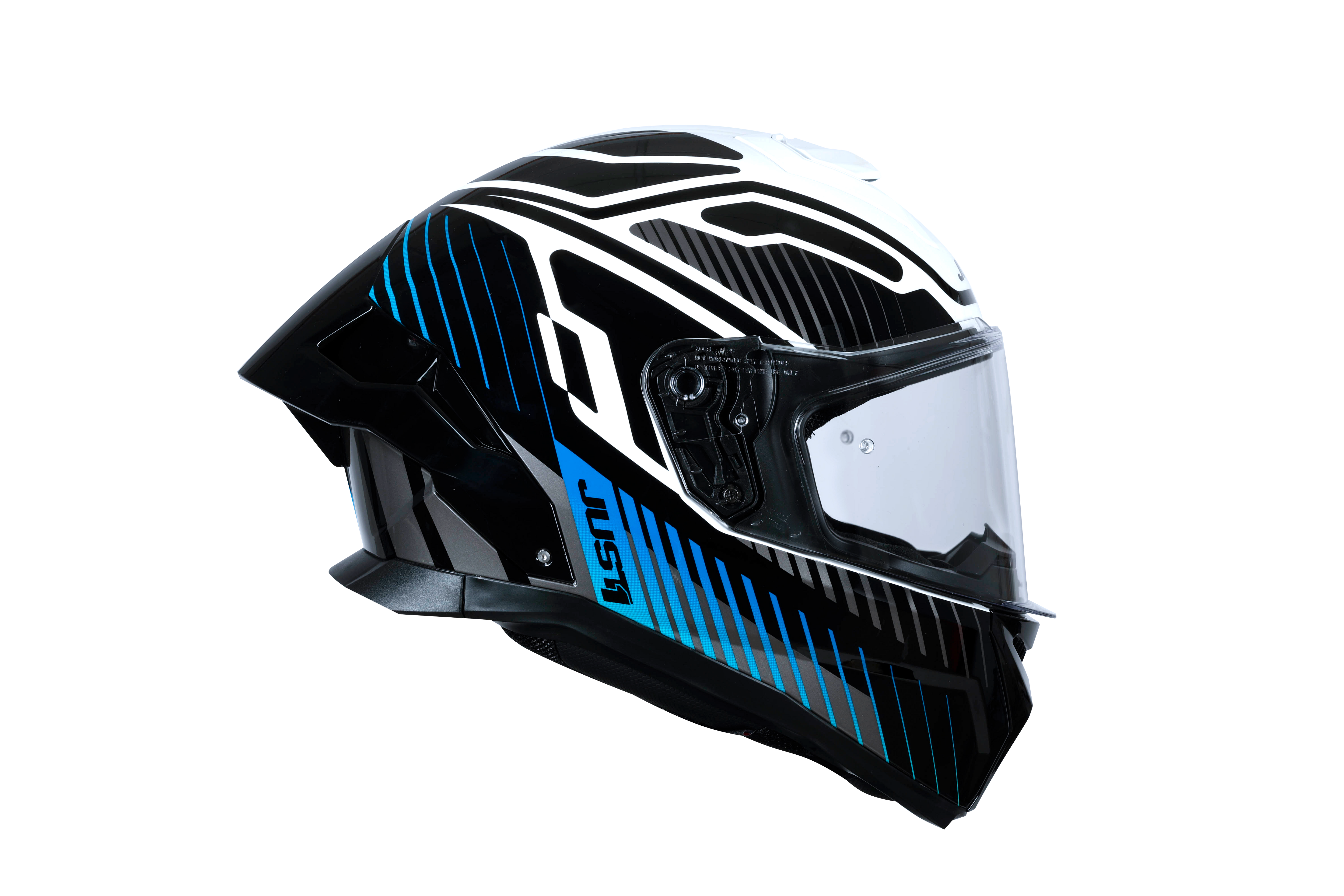 Just1 J-STR Capacete Tactical Azul / Branco Brilhante 6030390112003 