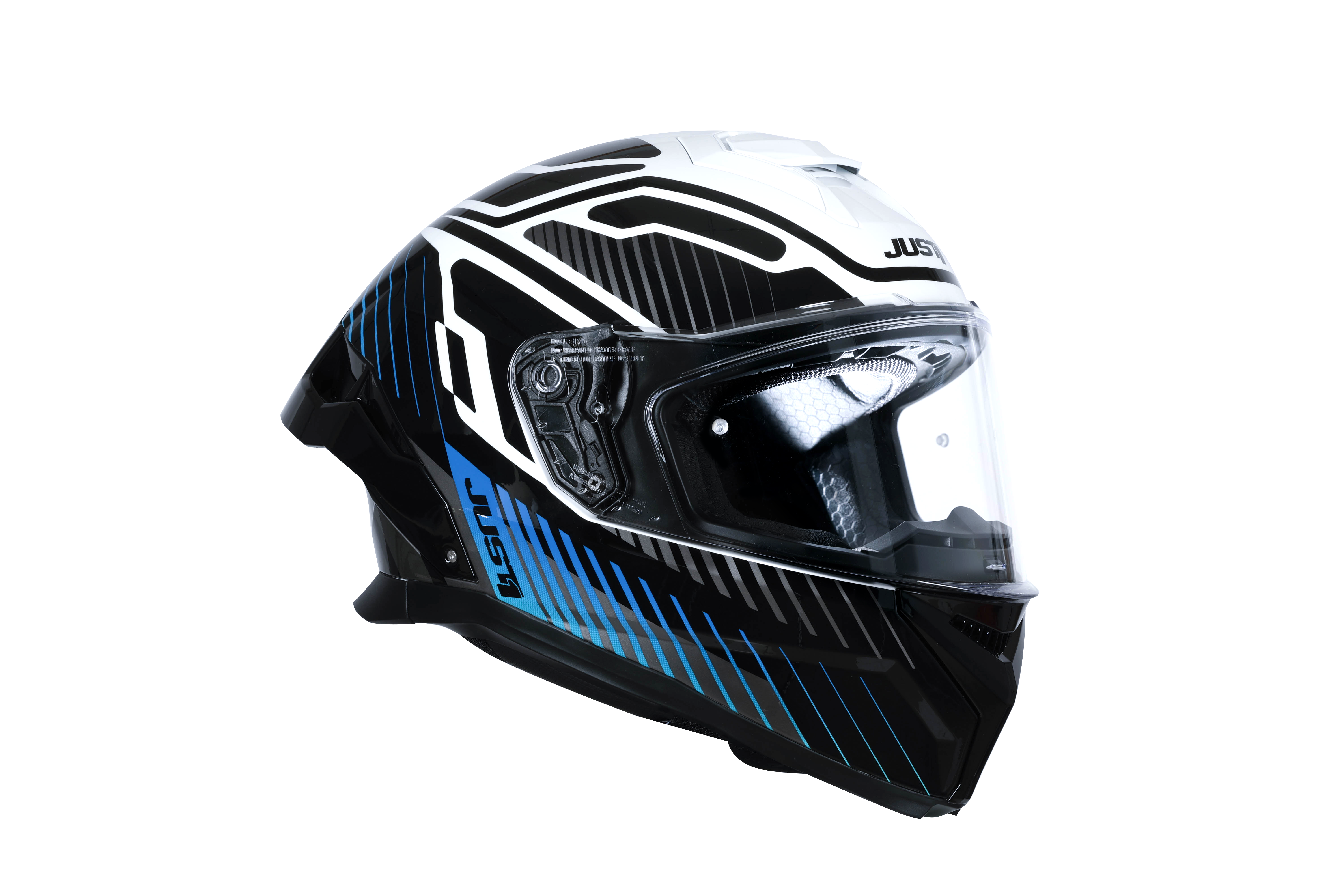 Just1 J-STR Capacete Tactical Azul / Branco Brilhante 6030390112003 