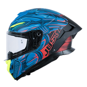 Just1 J-STR Capacete Titan Vermelho / Azul / Preto Fosco 6030390214004 
