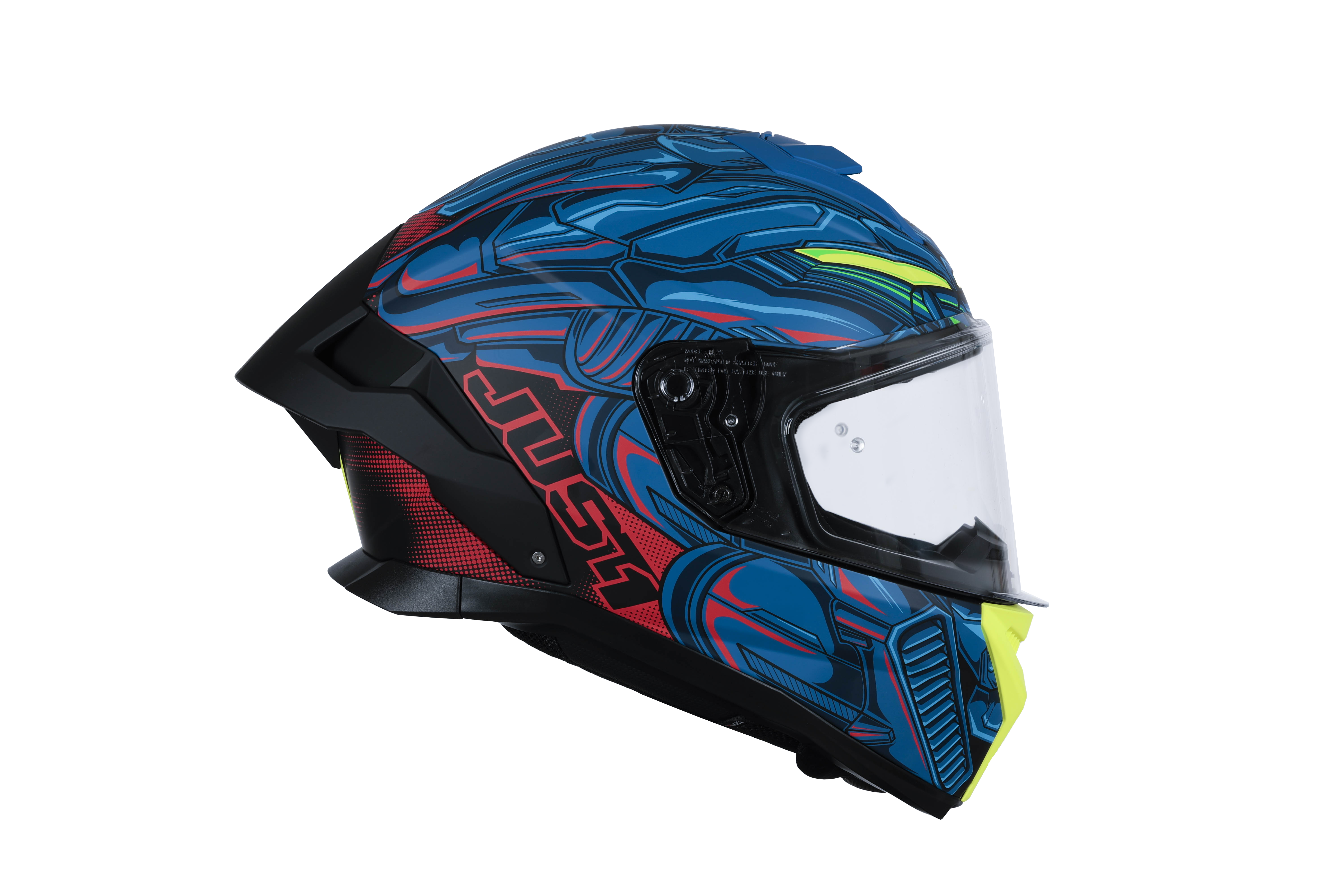 Just1 J-STR Capacete Titan Vermelho / Azul / Preto Fosco 6030390214004 