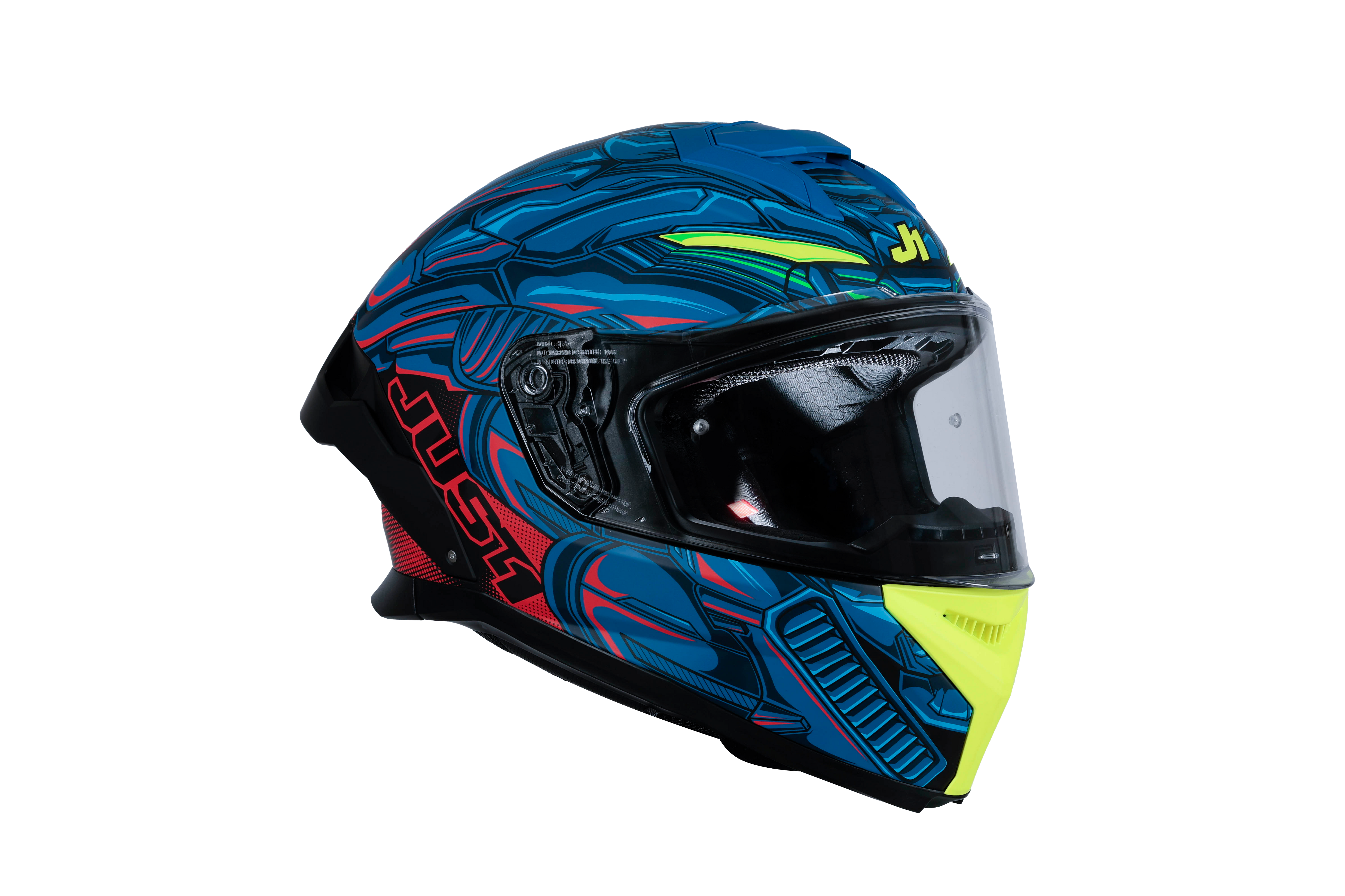 Just1 J-STR Capacete Titan Vermelho / Azul / Preto Fosco 6030390214004 