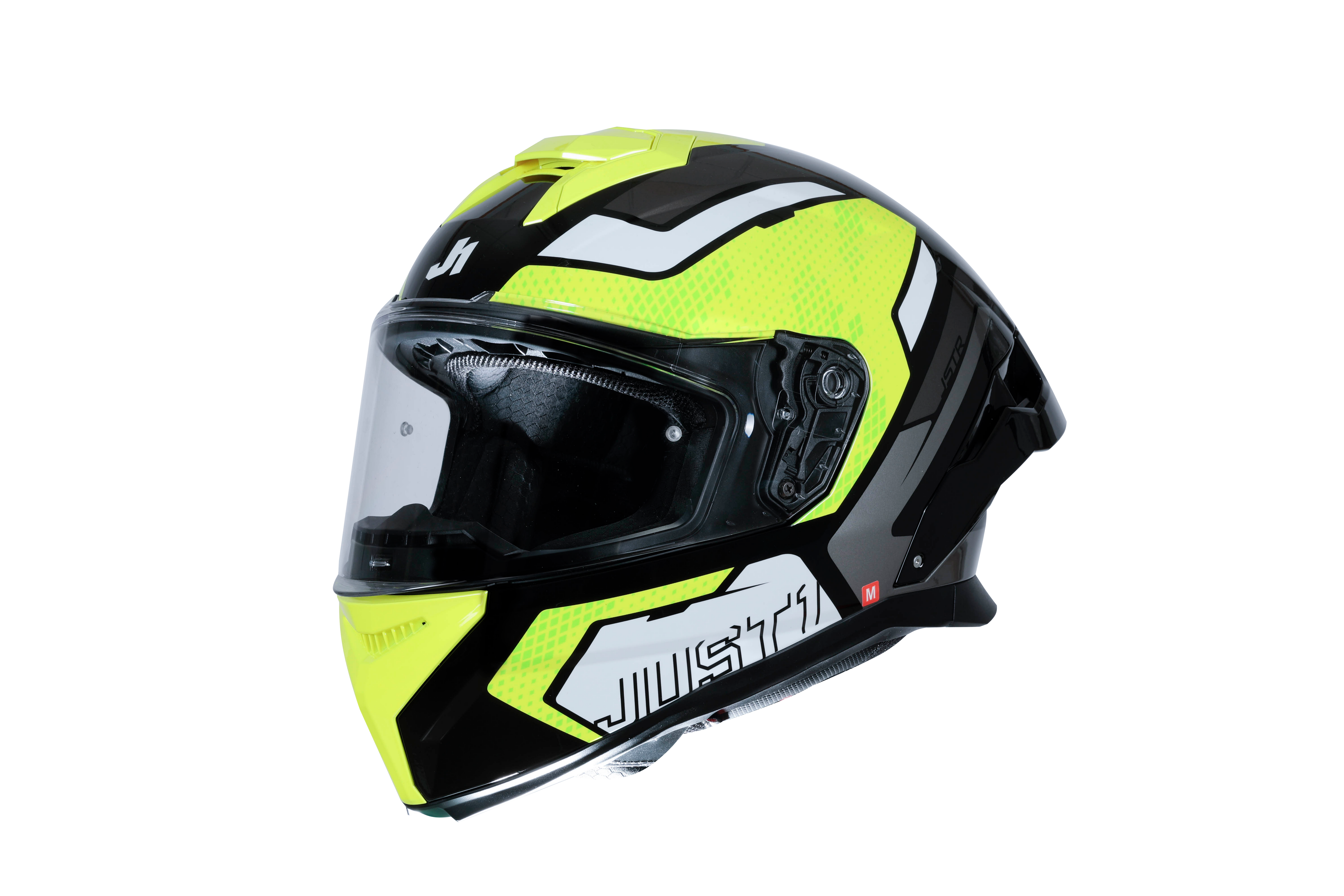 Just1 J-STR Capacete União Neongelo / Preto Brilhante 6030390191001 