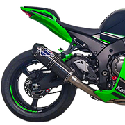 Sistema de escape completo em aço inoxidável Termignoni para Kawasaki ZX-10 R/RR (16-20) K07909400ICC 