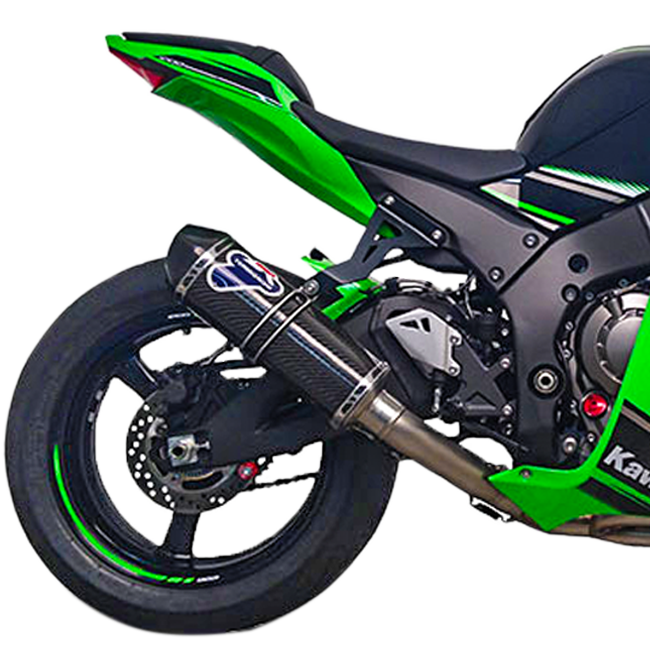 Sistema de escape completo em aço inoxidável Termignoni para Kawasaki ZX-10 R/RR (16-20) K07909400ICC 